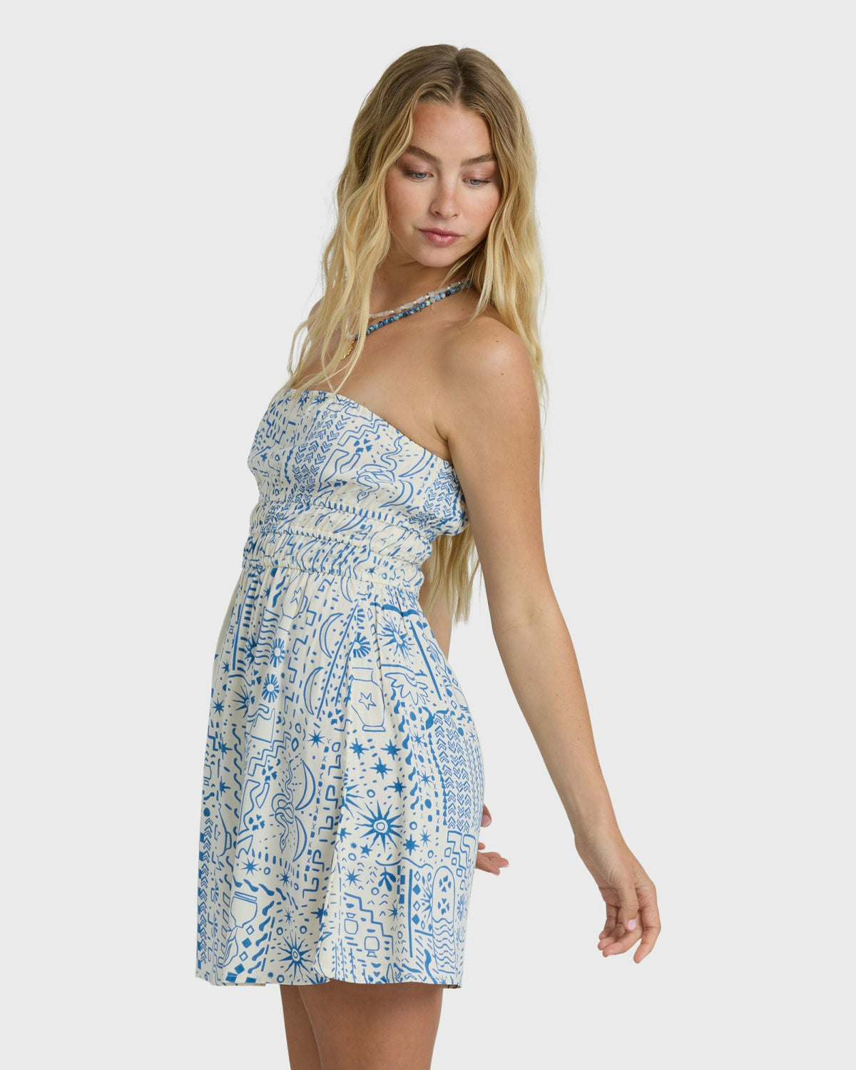 Billabong Women's In The Sky Mini Dress - White Cap