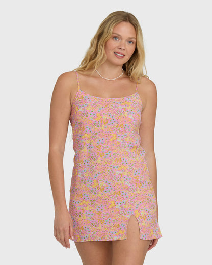 Billabong Women's Tidal Crush Mini Dress - Party Pink