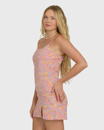 Billabong Women's Tidal Crush Mini Dress - Party Pink