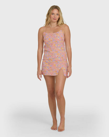 Billabong Women's Tidal Crush Mini Dress - Party Pink