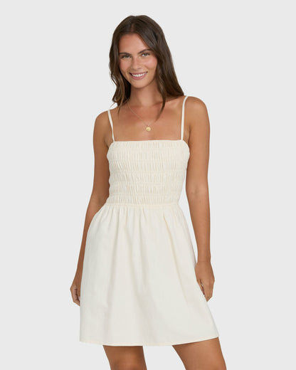 Billabong Women's Suns Out Mini Dress - White Cap