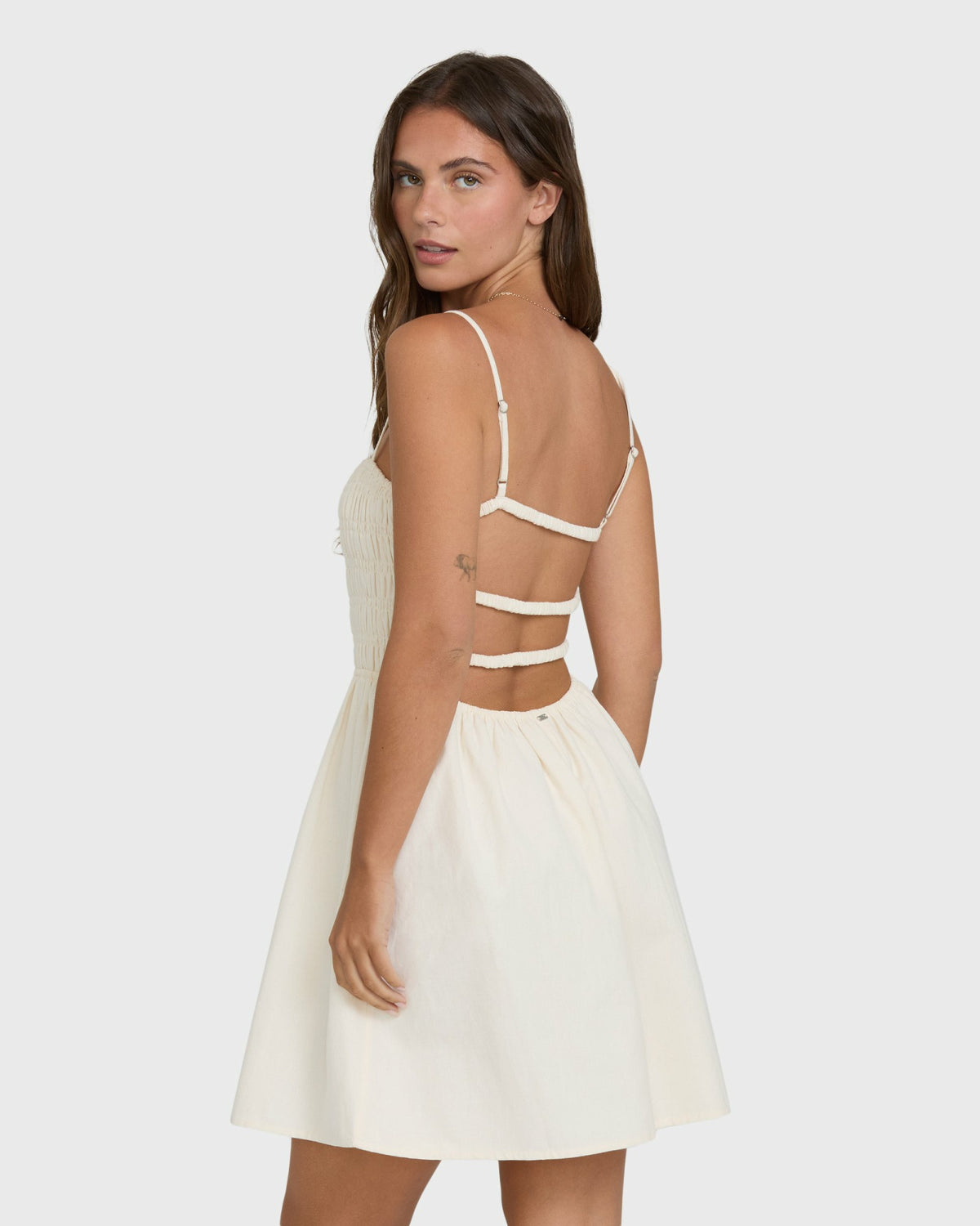 Billabong Women's Suns Out Mini Dress - White Cap