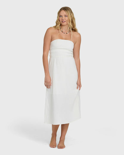 Billabong Women's In The Sky Midi Dress - Salt Crystal