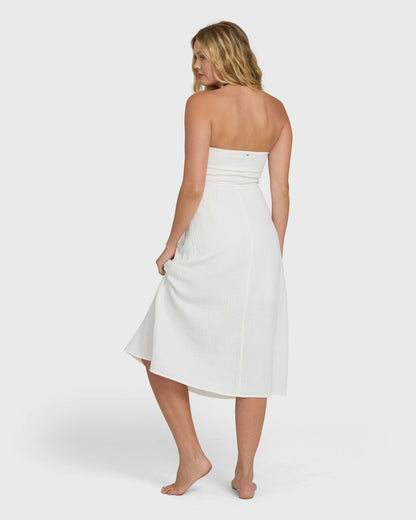 Billabong Women's In The Sky Midi Dress - Salt Crystal