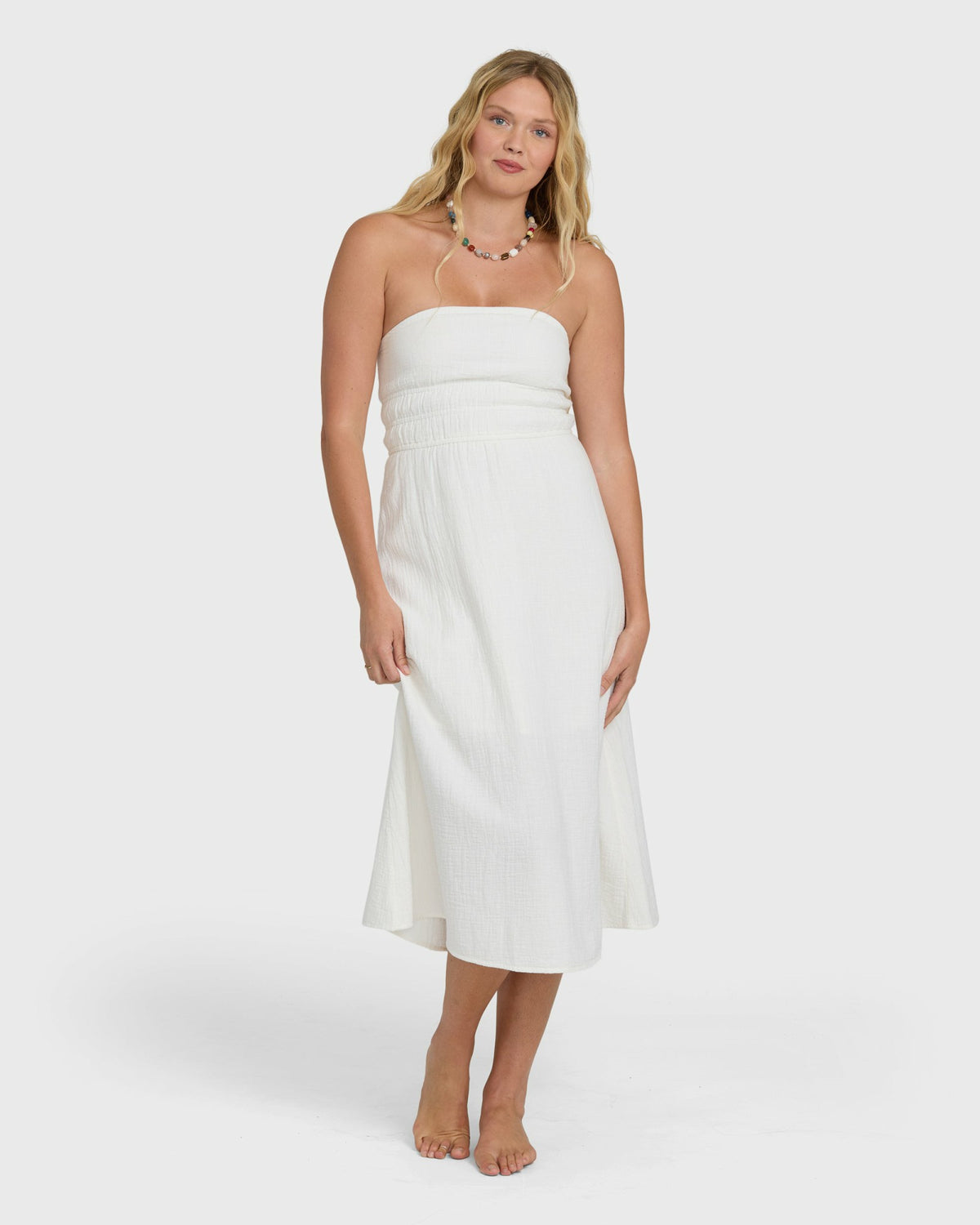 Billabong Women's In The Sky Midi Dress - Salt Crystal