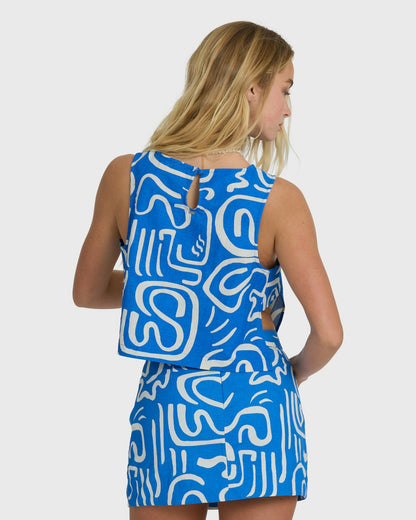 Billabong Women's So Breezy Tank - True Blue