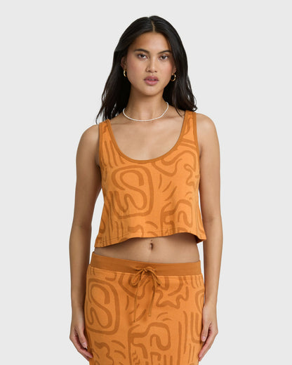 Billabong Women's Embers Knit Tank - Tangerine