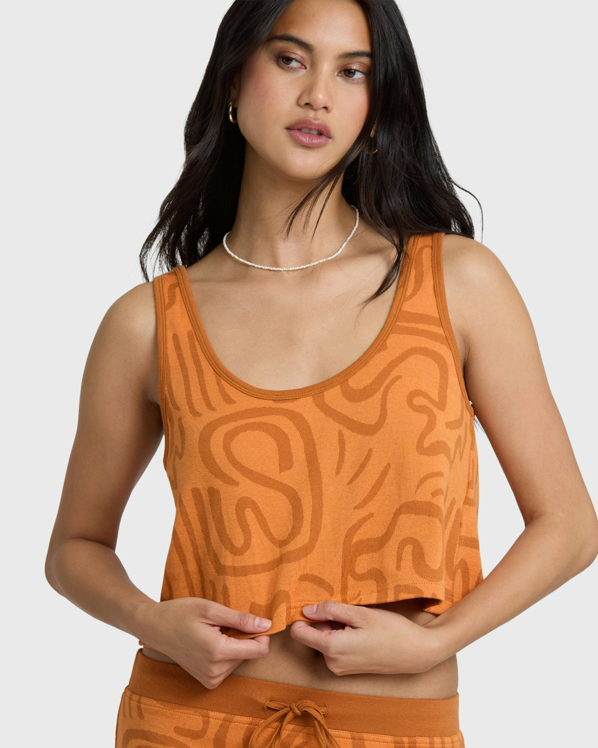 Billabong Women's Embers Knit Tank - Tangerine