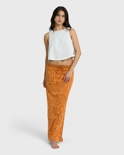 Billabong Women's Vacation Dreams Skirt - Tangerine