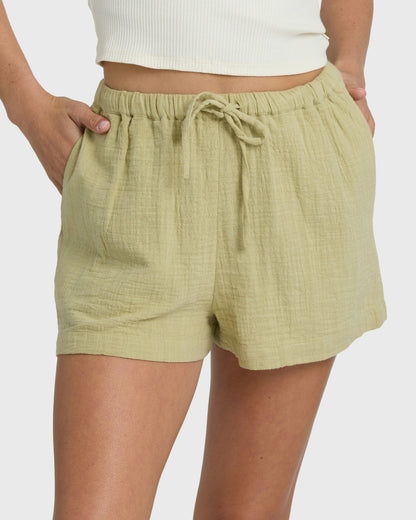 Billabong Women's Wanderer Woven Shorts - Cactus