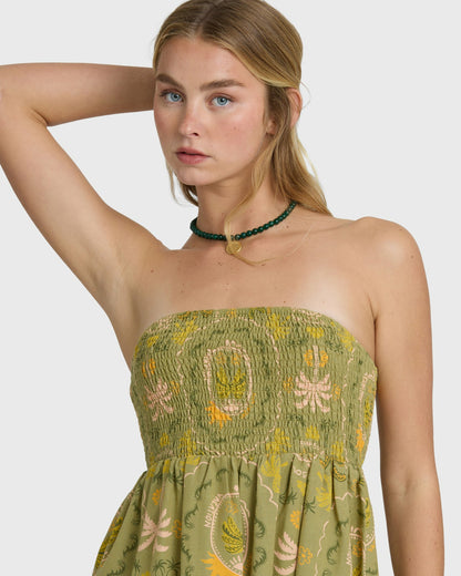 Billabong Women's Tropical Haze Mini Dress - Cedar
