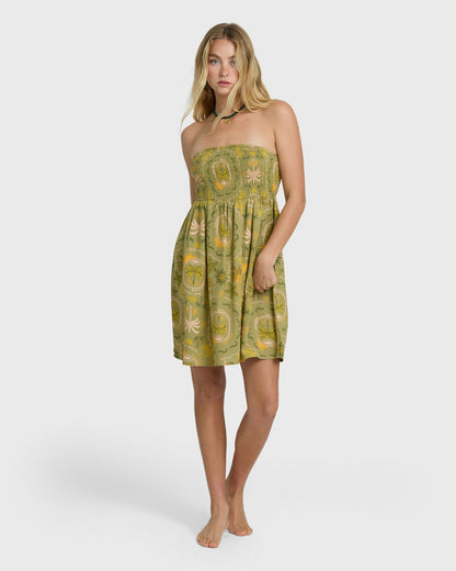 Billabong Women's Tropical Haze Mini Dress - Cedar