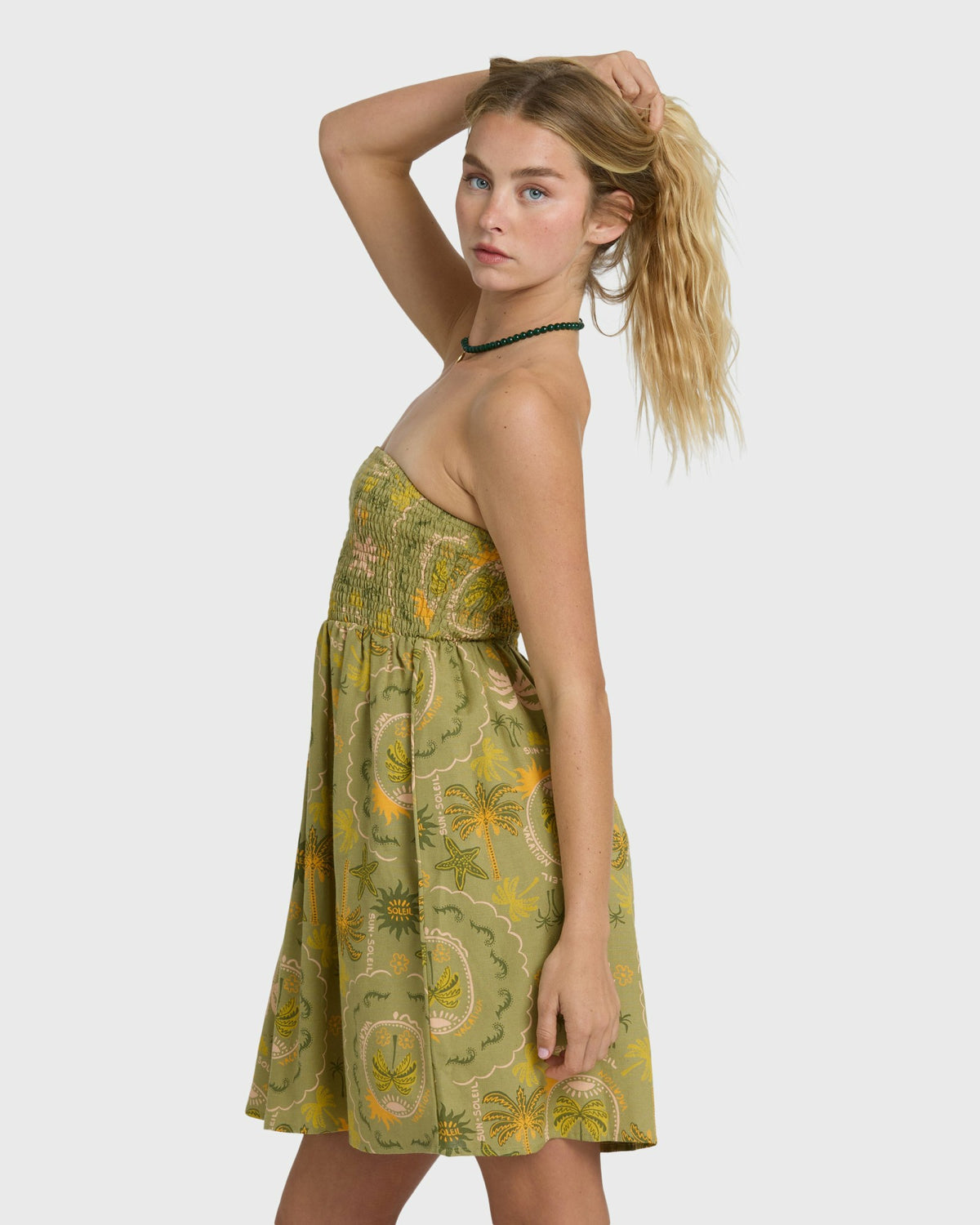 Billabong Women's Tropical Haze Mini Dress - Cedar