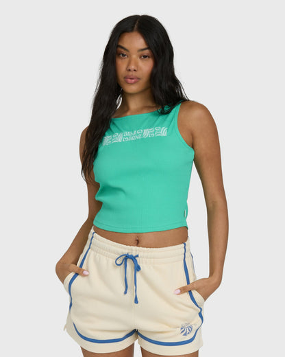 Billabong Women's Go For It Tank Top - Jade