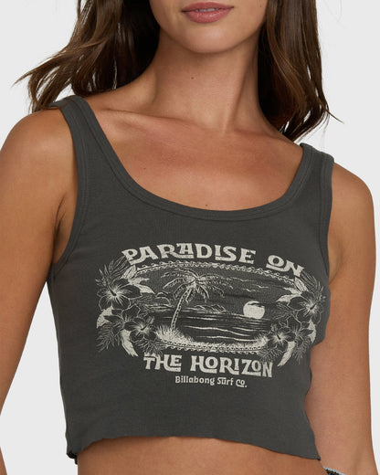 Billabong Women's All Day Paradise Tank Top - Off Black
