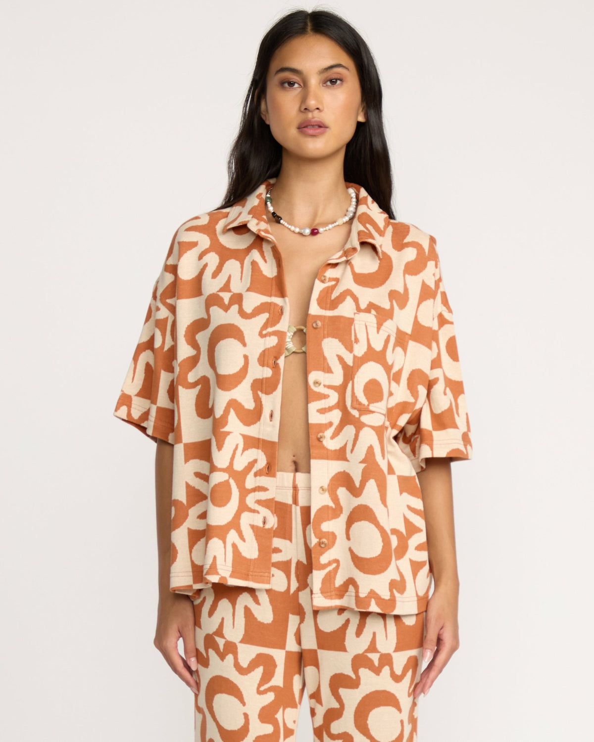 Billabong Women's Lost Waves Short Sleeve T-Shirt - Sunburnt