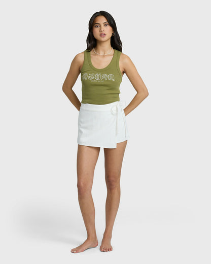 Billabong Women's Your Crush Skort - Salt Crystal