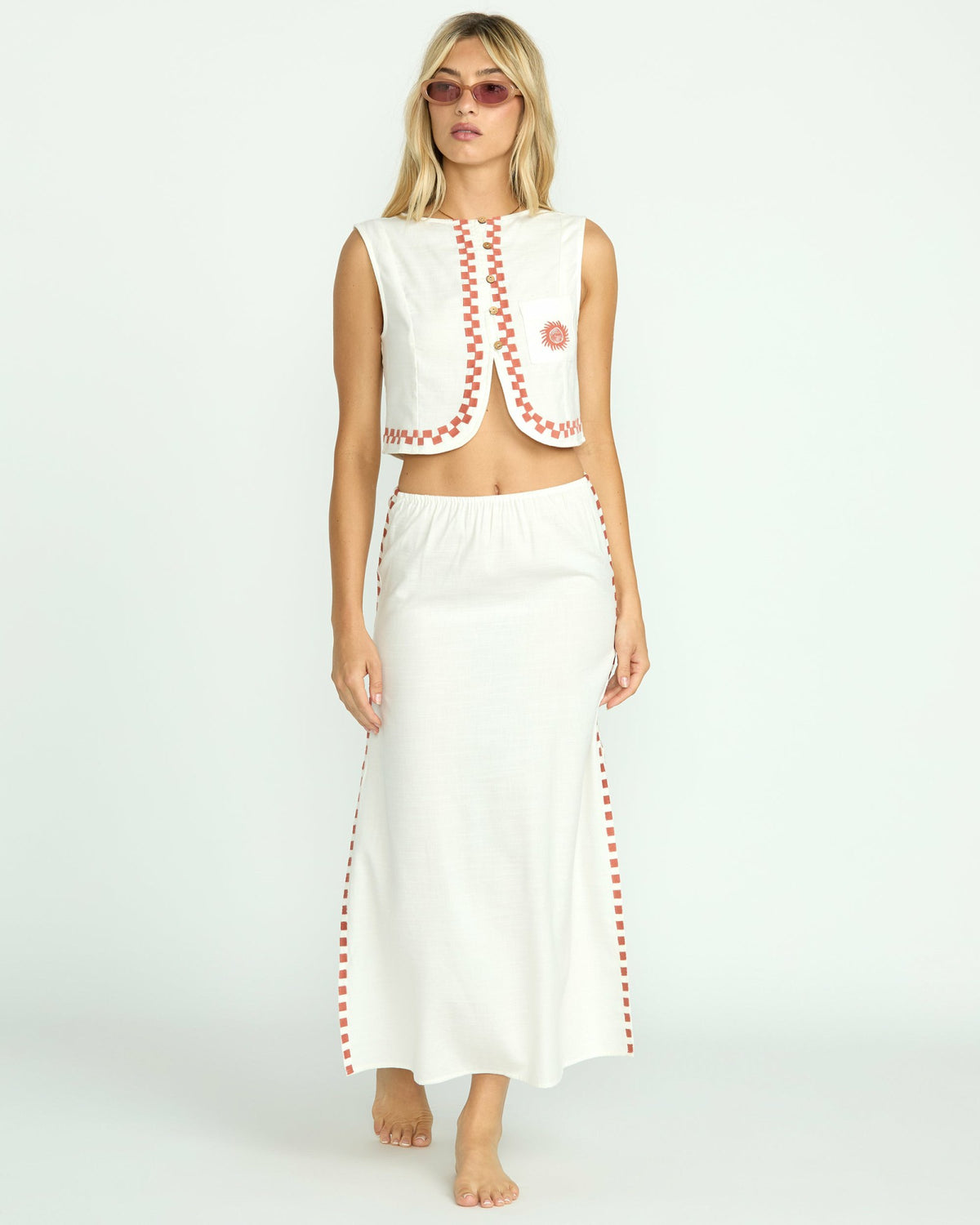 Billabong Women's Secret Cove Skirt - Salt Crystal