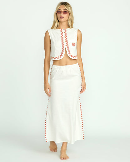 Billabong Women's Secret Cove Skirt - Salt Crystal