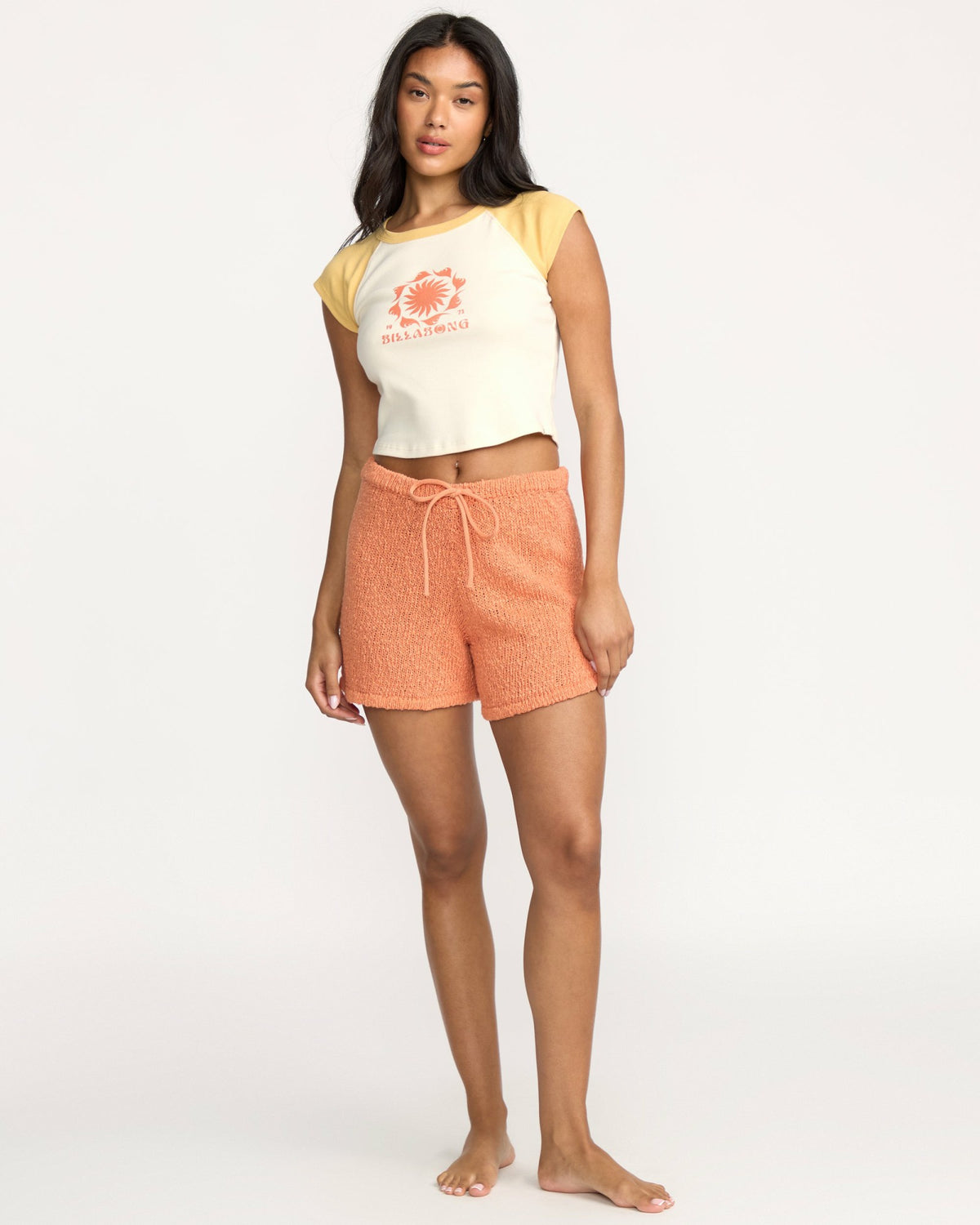 Billabong Women's Gia Sweater Shorts - Sunset