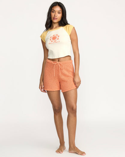Billabong Women's Gia Sweater Shorts - Sunset