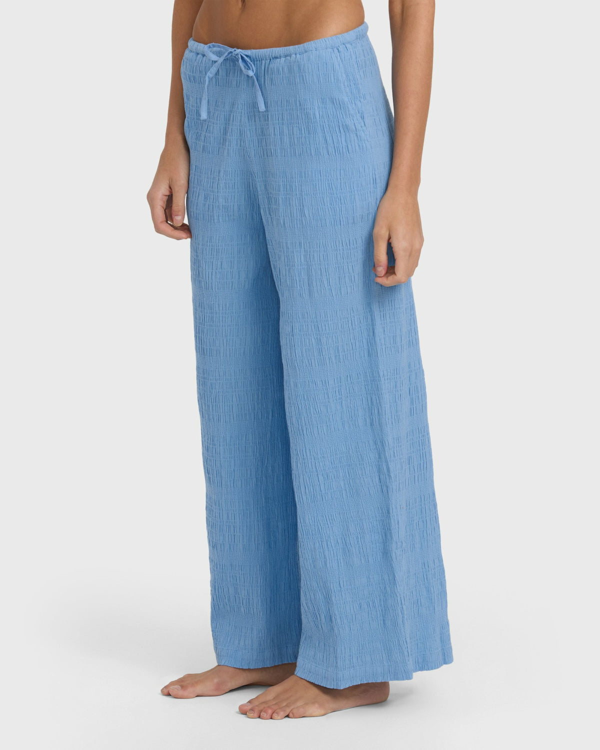 Billabong Women's Laura Elastic Waist Pants - Blue Drift