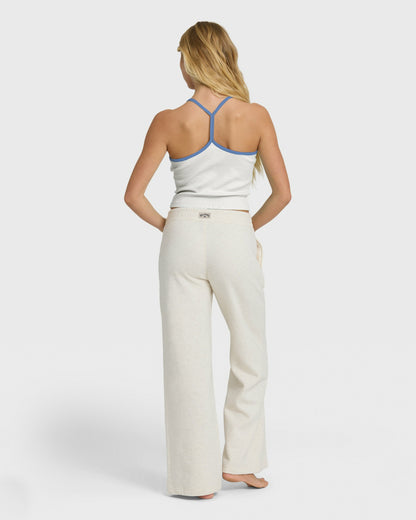 Billabong Women's Cozy Camper Sweat Pants - Oatmeal Heather