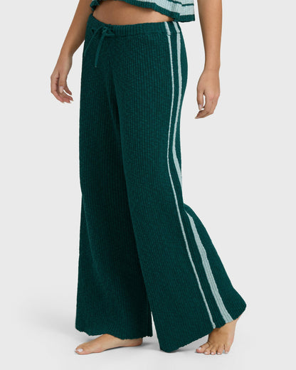 Billabong Women's Summery Nights Sweaterpants - Spruce Green