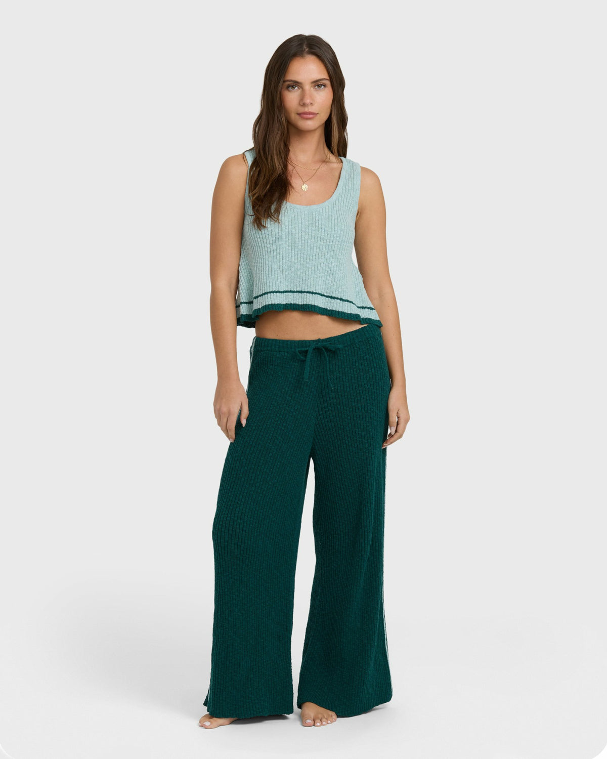 Billabong Women's Summery Nights Sweaterpants - Spruce Green
