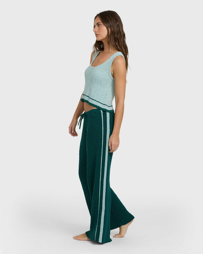 Billabong Women's Summery Nights Sweaterpants - Spruce Green