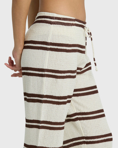 Billabong Women's Hot Stripe Pants - Teak