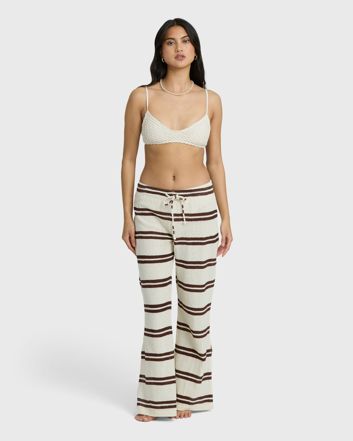Billabong Women's Hot Stripe Pants - Teak