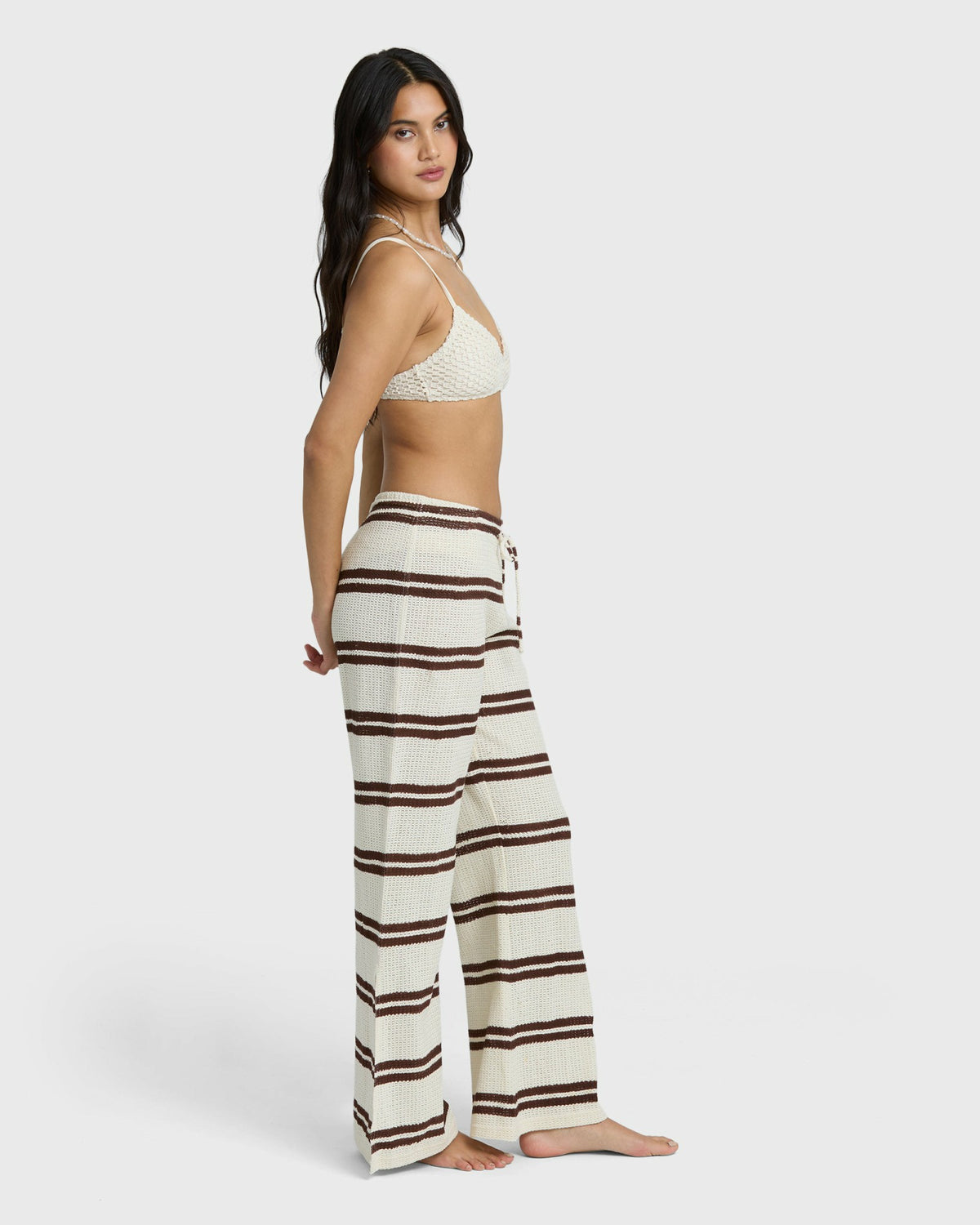 Billabong Women's Hot Stripe Pants - Teak