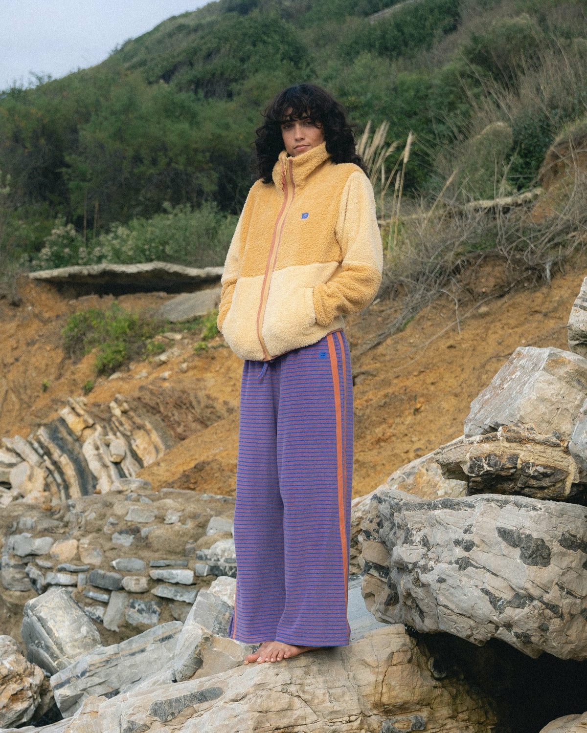 Billabong Women's Date Palm Terry Pants - Iris