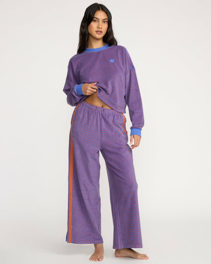 Billabong Women's Date Palm Terry Pants - Iris