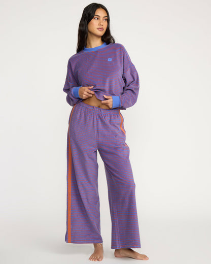 Billabong Women's Date Palm Terry Pants - Iris
