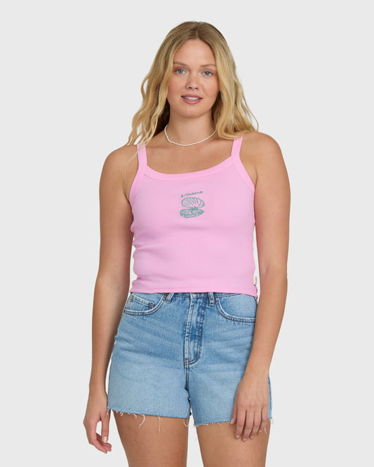 Billabong Women's Day Trip Forever Tank Top - Prism Pink