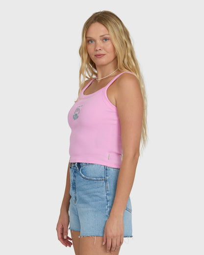 Billabong Women's Day Trip Forever Tank Top - Prism Pink