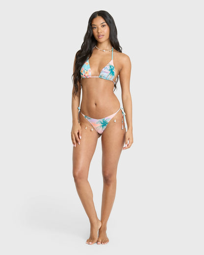 Billabong Women's Palm Bay Remi Slide Triangle Bikini Top - Waterfall