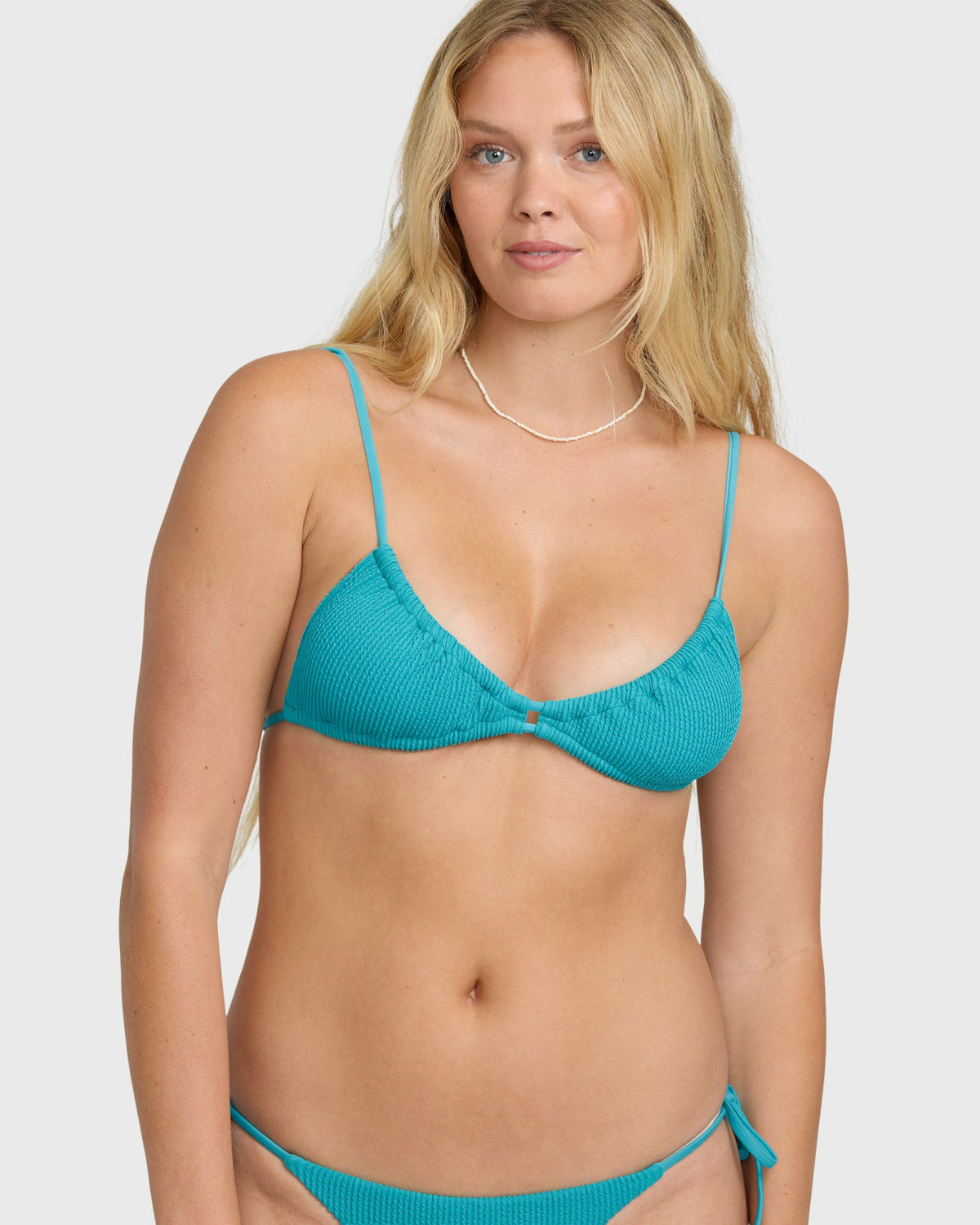 Billabong Women's Summer Hi Teagan Bralette Bikini Top - Bright Marine