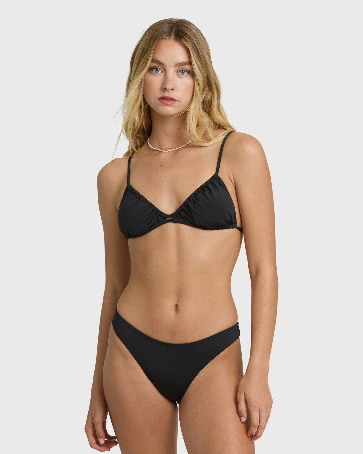 Billabong Women's Sol Searcher Teagan Bralette Bikini Top - Black Pebble
