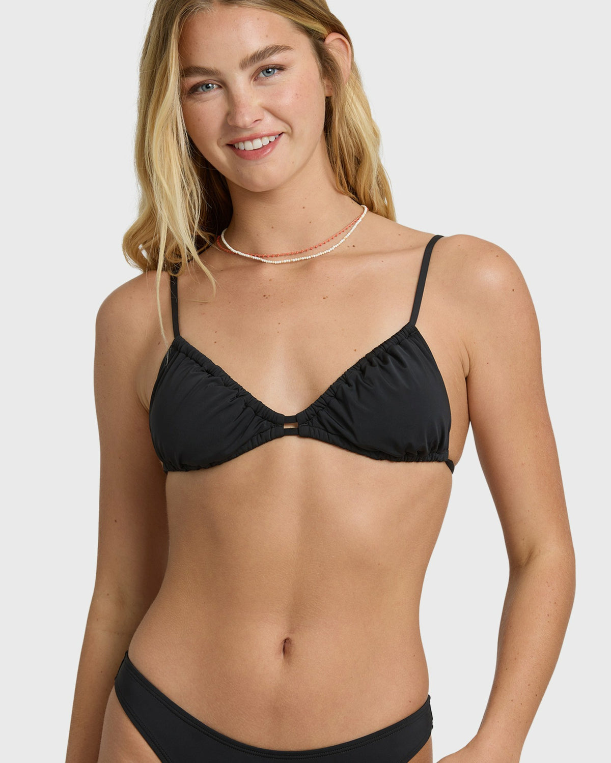 Billabong Women's Sol Searcher Teagan Bralette Bikini Top - Black Pebble