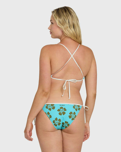Billabong Women's Last Summer V CB Bralette Bikini Top - Ocean Spray