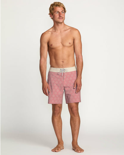Billabong Men's Good Times Pro Performance 18\" Boardshorts - Dusty Rose