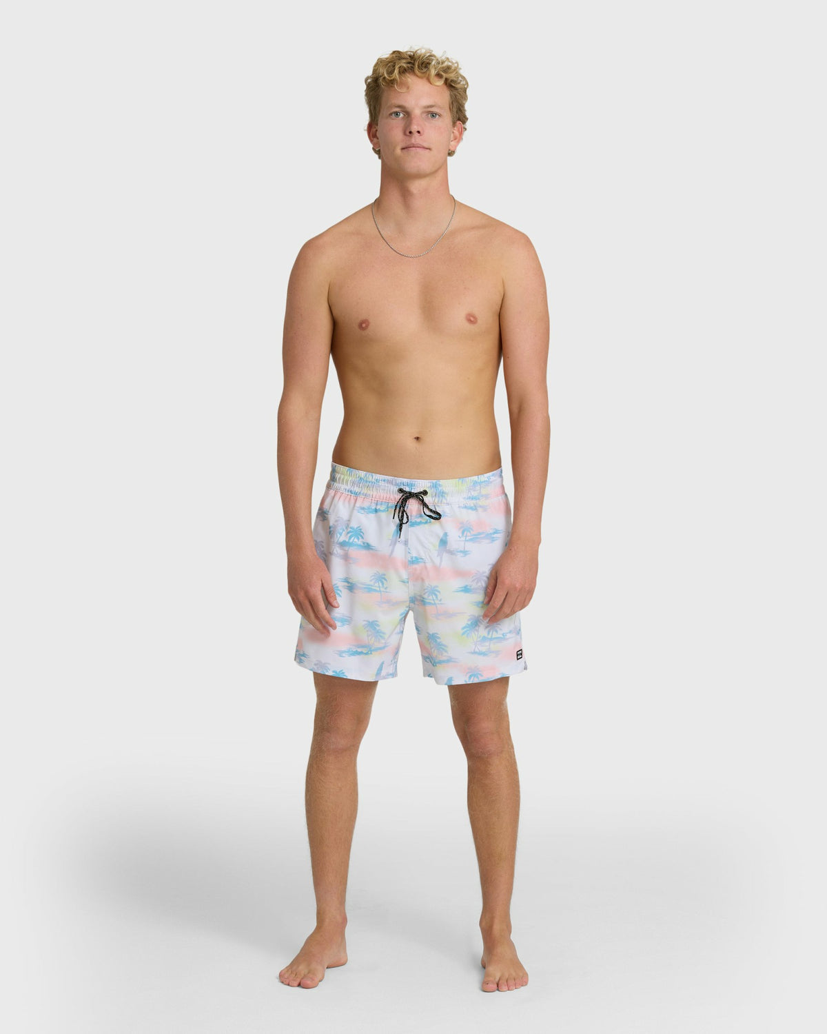 Billabong Men's Lineup Layback 16\" Trunks - Off White