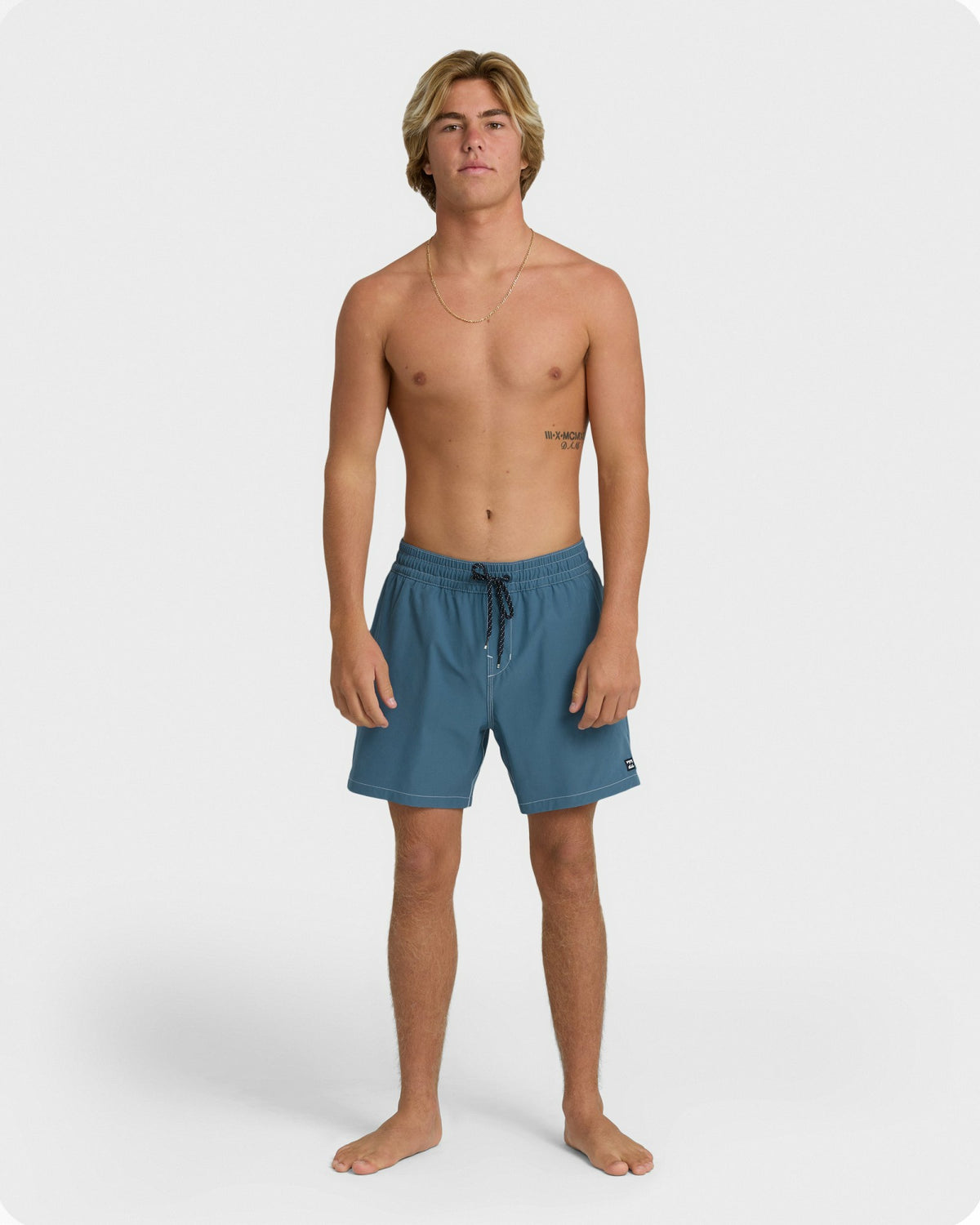 Billabong Men's Lineup Solid Layback 16\" Trunks - Real Teal