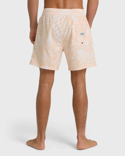 Billabong Men's Lineup Layback 16\" Trunks - Peach