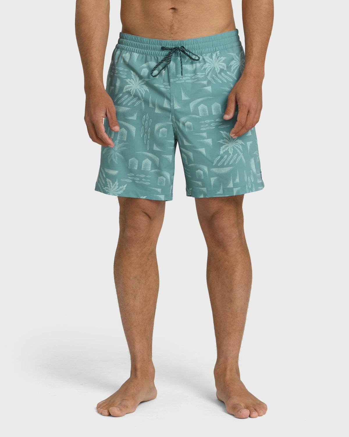 Billabong Men's Good Times Layback 16\" Trunks - Blue Fog