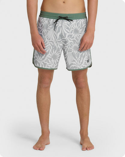Billabong Men's Seventy Three Layback 16\" Trunks - Alloy