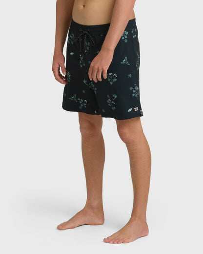 Billabong Men's Good Times Layback Trunks - Black